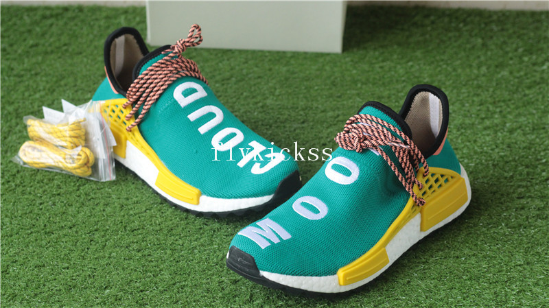 Final Version Pharrell Williams X Adidas NMD Human Race Sun Glow